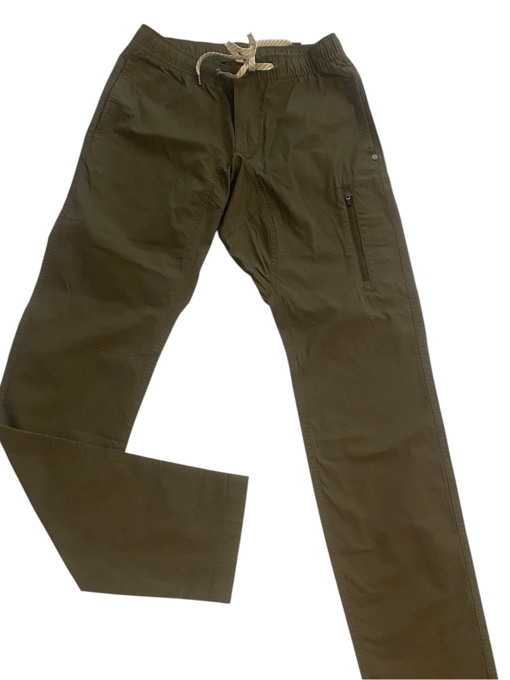 Vuori Men’s Ripstop Climber Green Pant Traveler Jogger Drawstring New XS